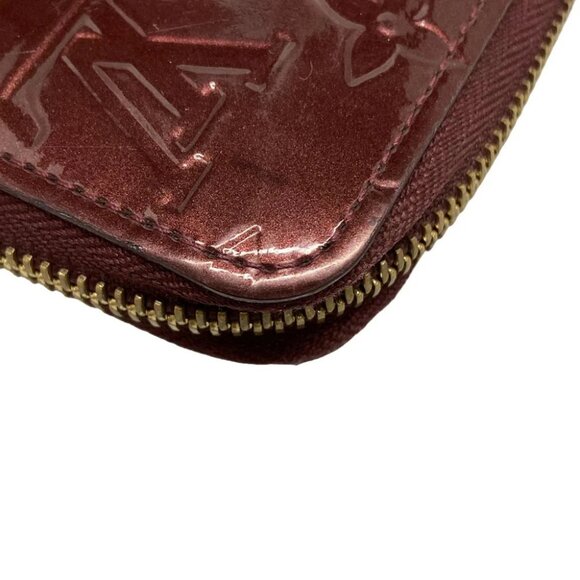 LOUIS VUITTON Zippy Wallet Rouge Fauviste Monogram Vernis - Picture 8 of 12